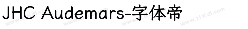 JHC Audemars字体转换